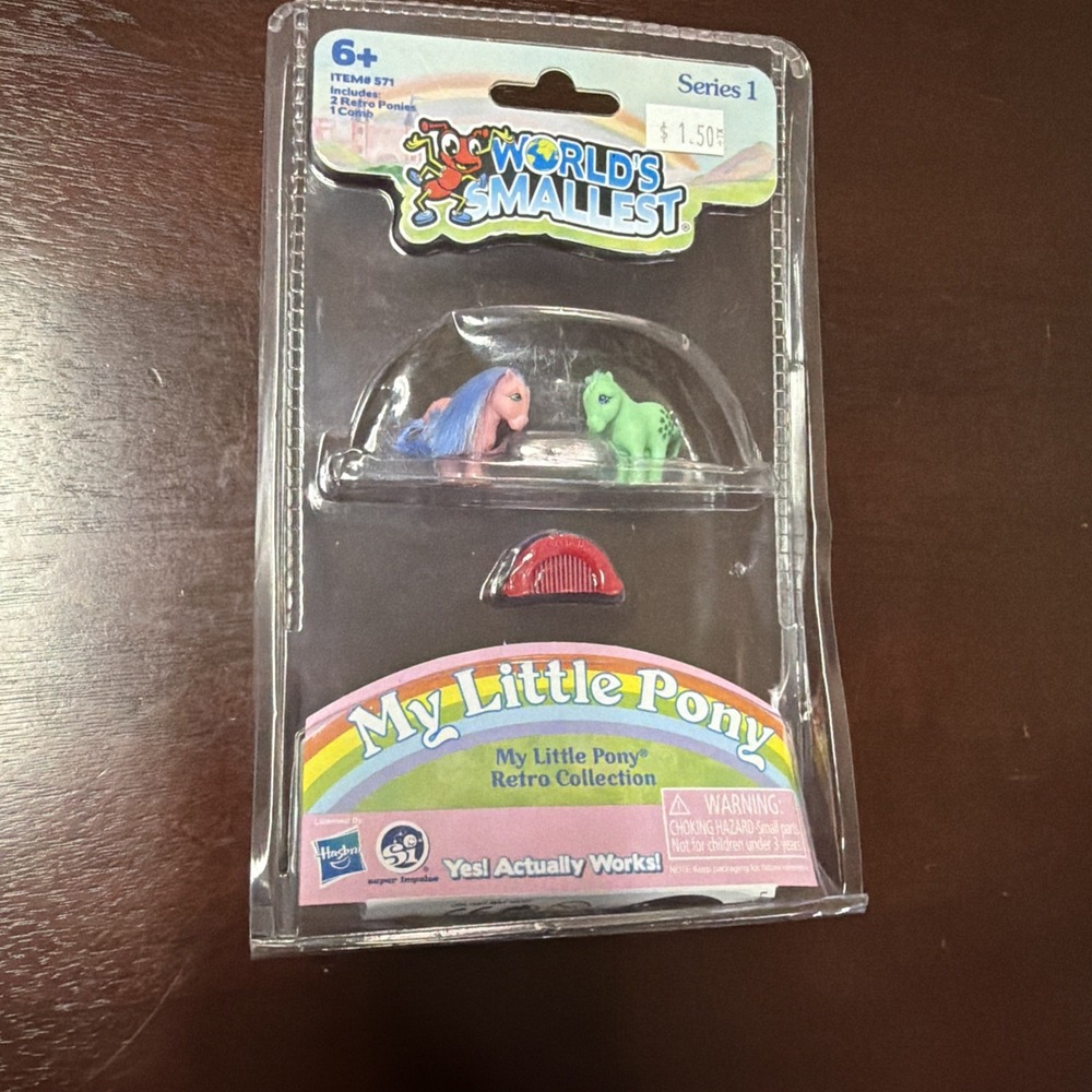 World's Smallest My Little Pony~Firefly & Minty Series 1 New/Unopened MLP G1 NIP